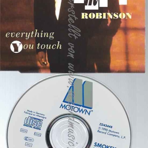 CD--SMOKEY ROBINSON--EVERYTHING YOU TOUCH (3 TRACKS, 1990)