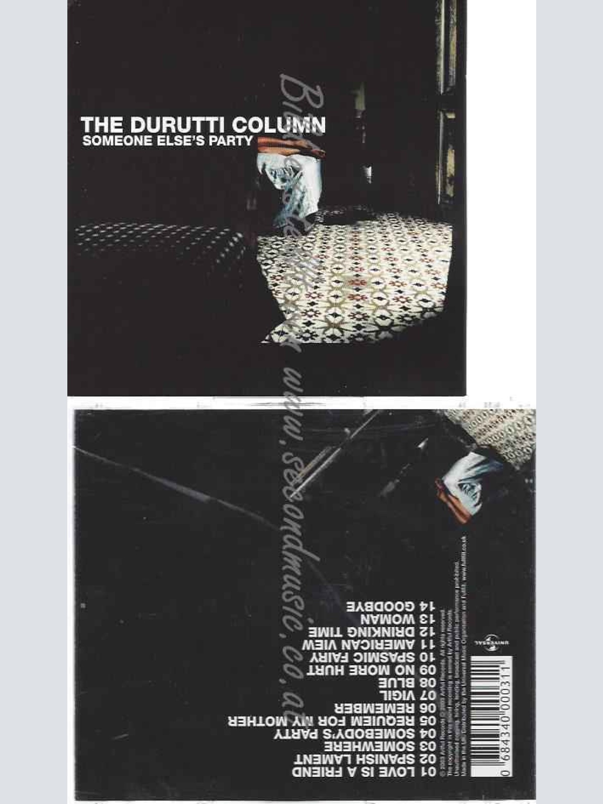 CD--DURUTTI COLUMN,THE--SOMEONE ELSE'S PARTY