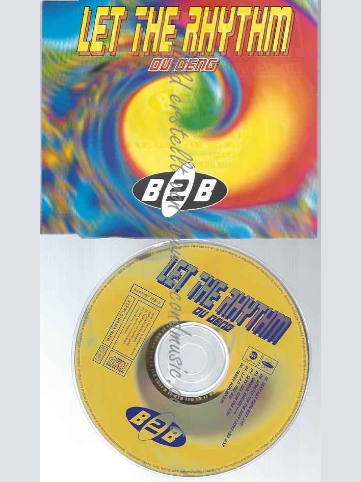 CD--B 2 B--LET THE RHYTHM (DU DENG)