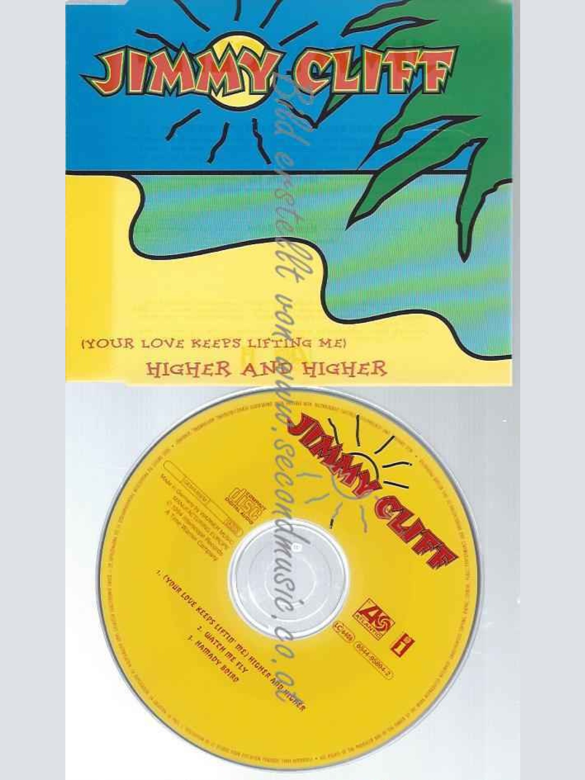 CD--JIMMY CLIFF--(YOUR LOVE KEEPS LIFTING ME) HIGHER AND HIGHER