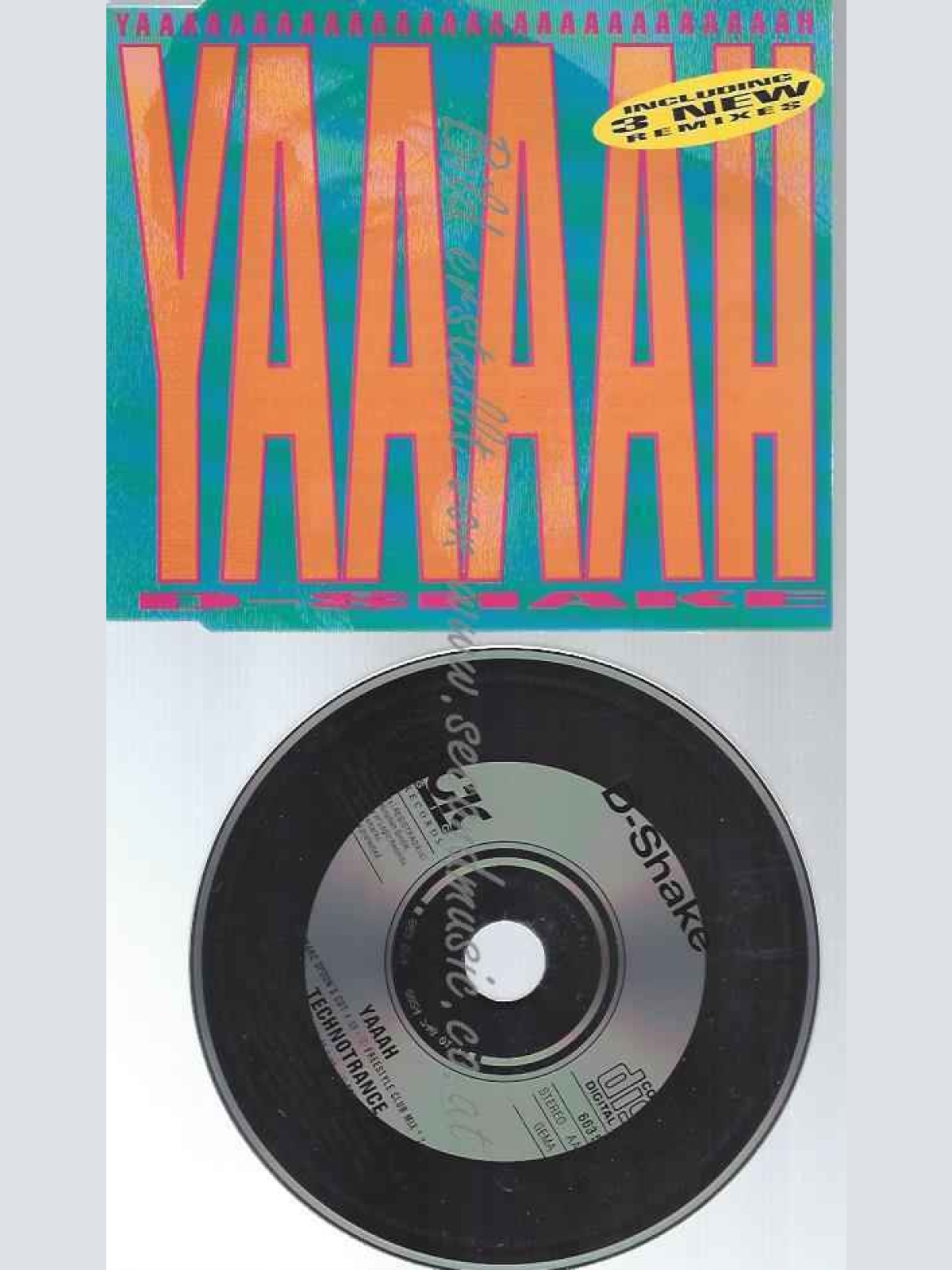 CD--TECHNO TRANCE (REMIXE)/ D-SHAKE--YAAAH