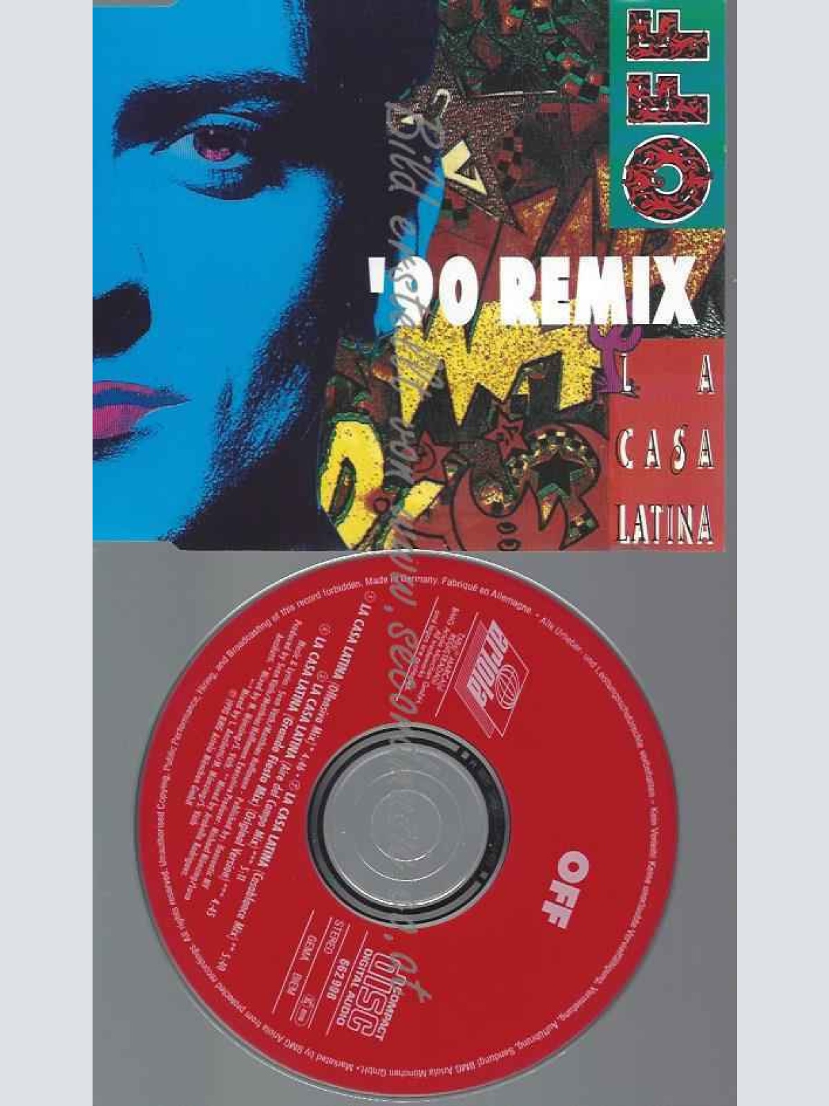CD--OFF--LA CASA LATINA ('90 REMIX)