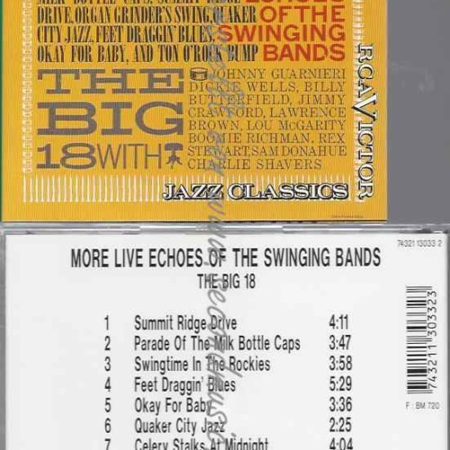 CD--THE BIG 18--MORE LIVE ECHOES OF THE SWINGING BANDS