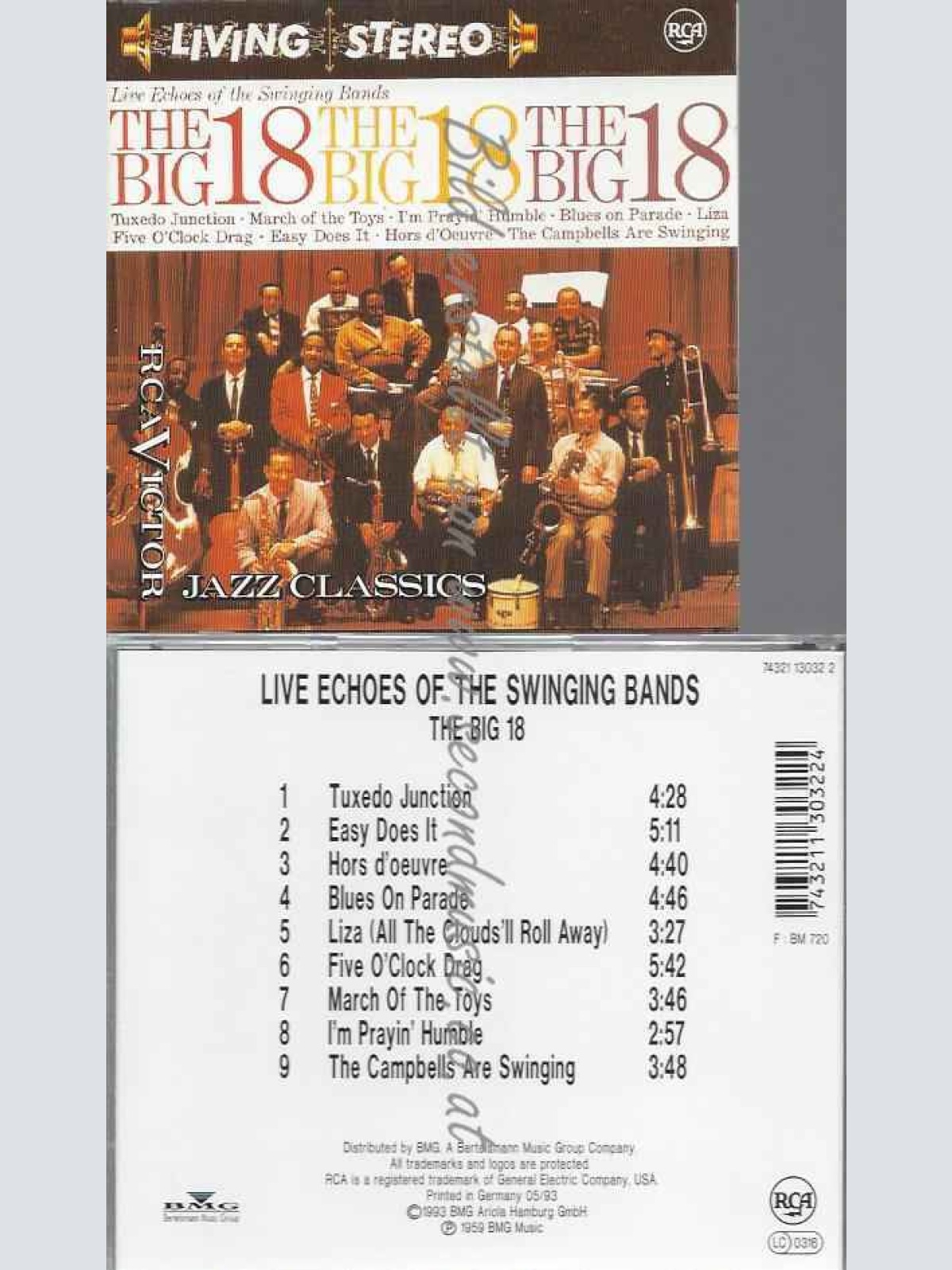 CD--LIVE ECHOES OF THE SWINGING BANDS/ THE BIG 18--THE BIG 18