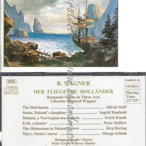 CD--MUFF, HAUBOLD, ET AL.--WAGNER: DER FLIEGENDE HOLLÄNDER   (WIEN 1992)