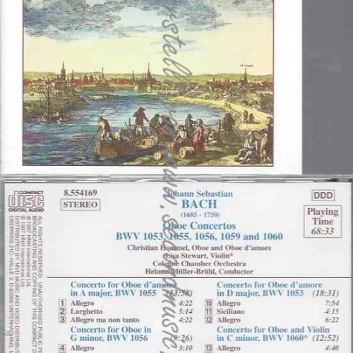 CD--HELMUT MULLER-BRUHL UND BACH,JOHANN SEBASTIAN--KONZERTE FÜR OBOE