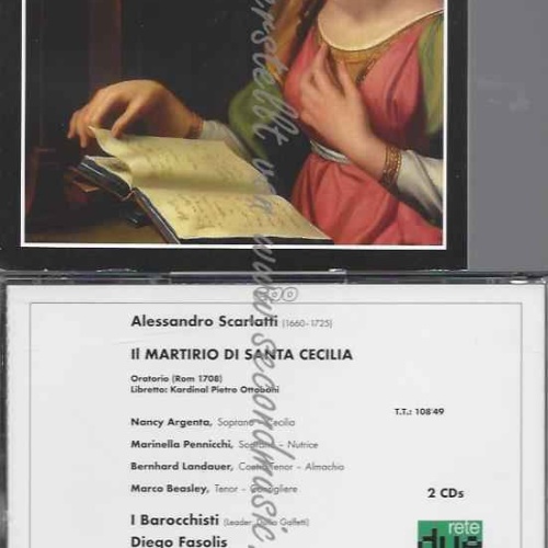 CD--VARIOUS UND SCARLATTI,ALESSANDRO--IL MARTIRIO DI SANTA CECILIA