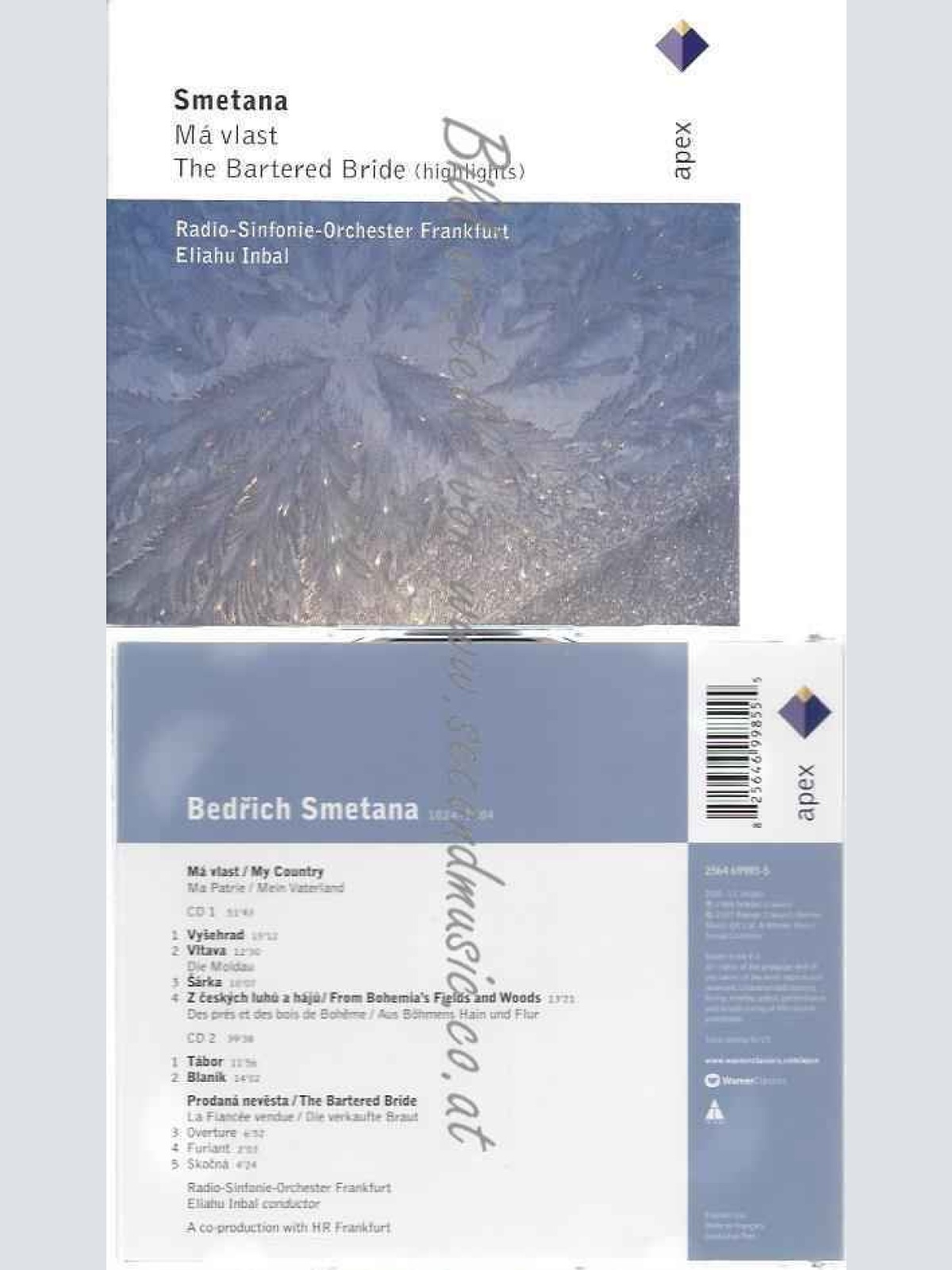 CD--INBAL,ELIAHU, RSOF, ET AL.--MA VLAST & THE BARTERED BRIDE