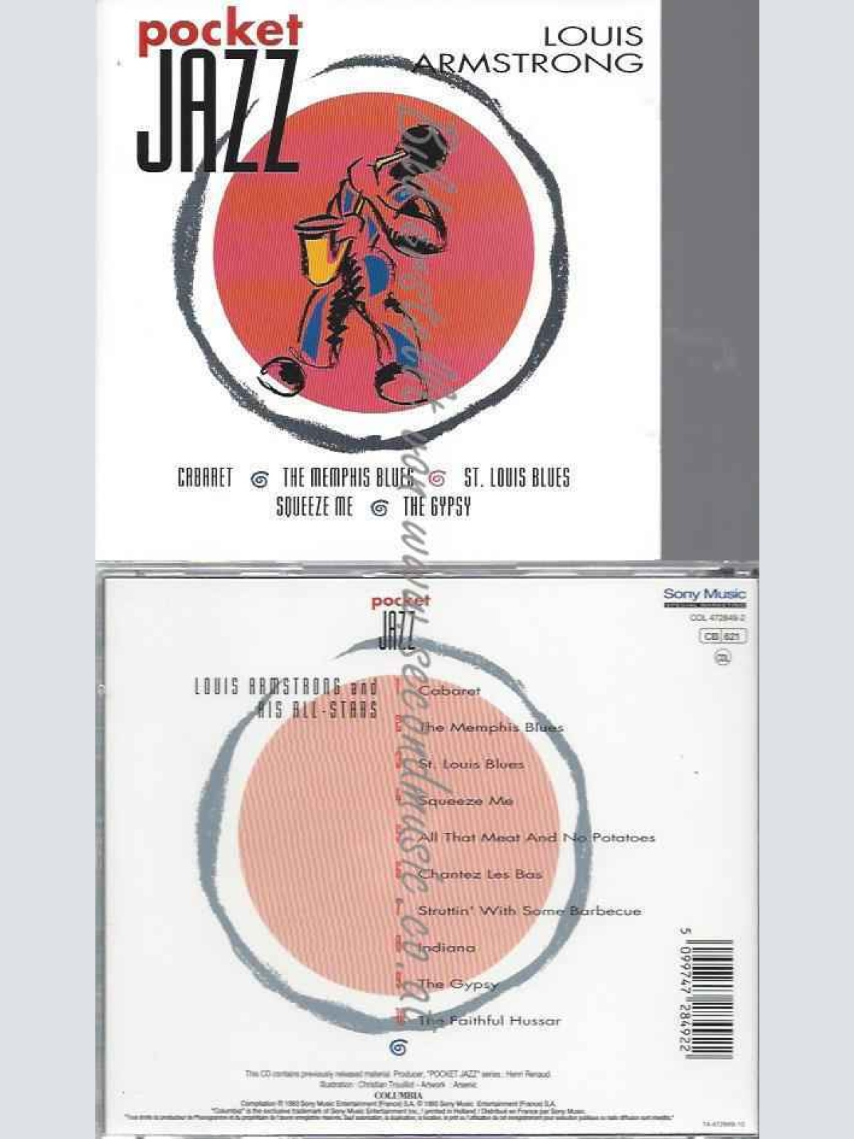 CD--LOUIS ARMSTRONG--POCKET JAZZ