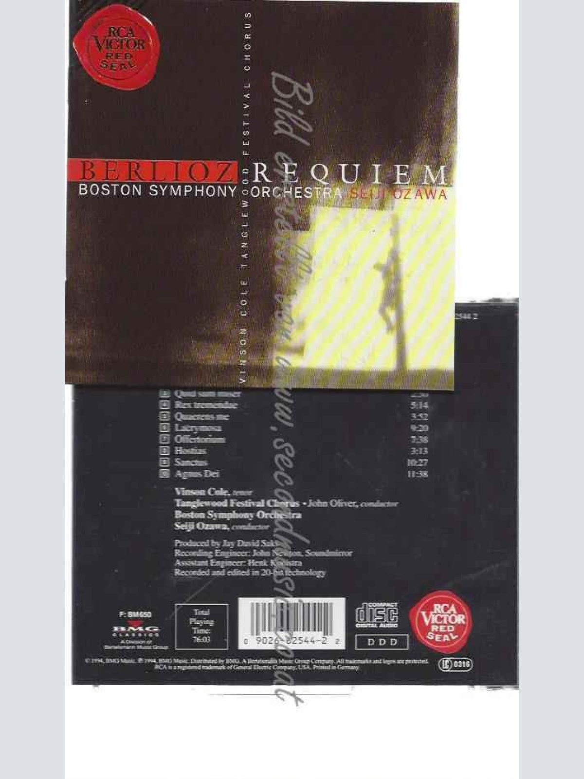 CD--OZAWA, COLE, ET AL.--REQUIEM, OP. 5