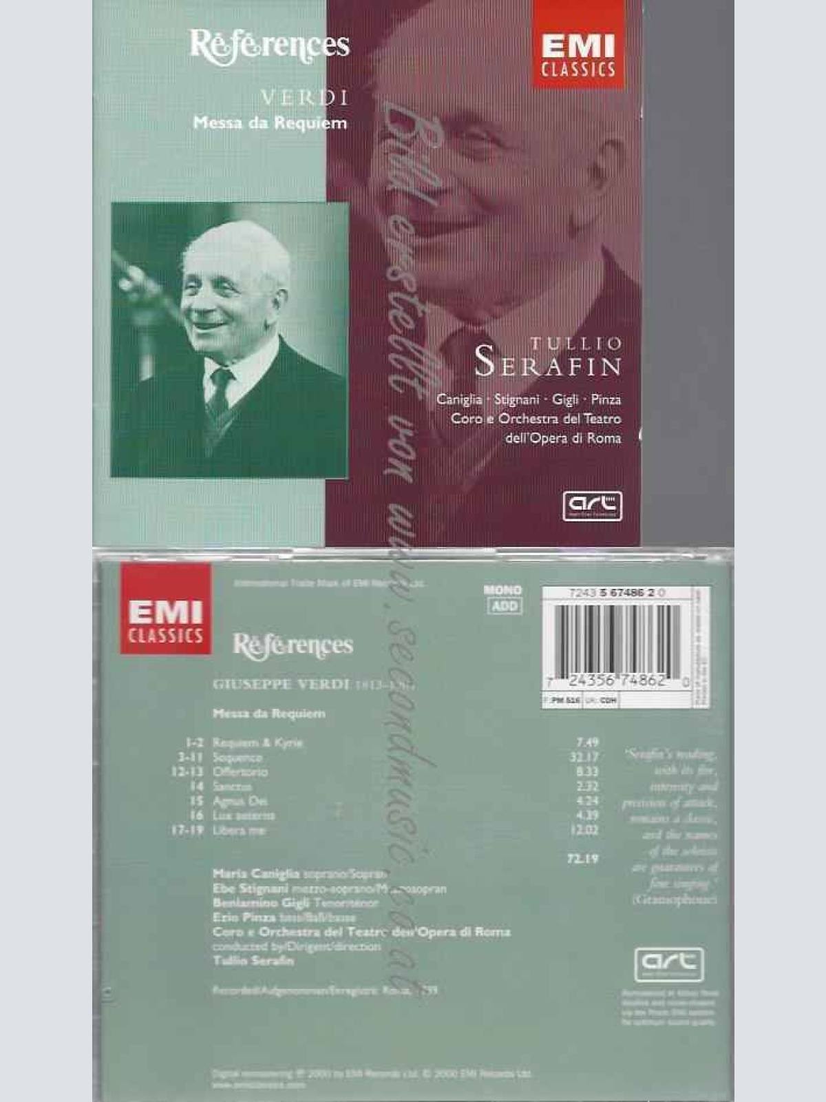 CD--CANIGLIA, STIGNANI, ET AL.--REQUIEM