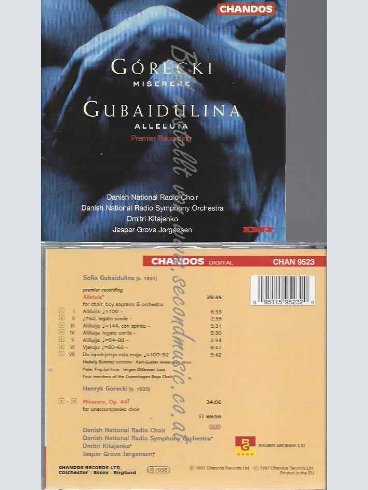 CD--MISERERE/ KITAENKO, DRSO, ET AL.--HALLELUJAH