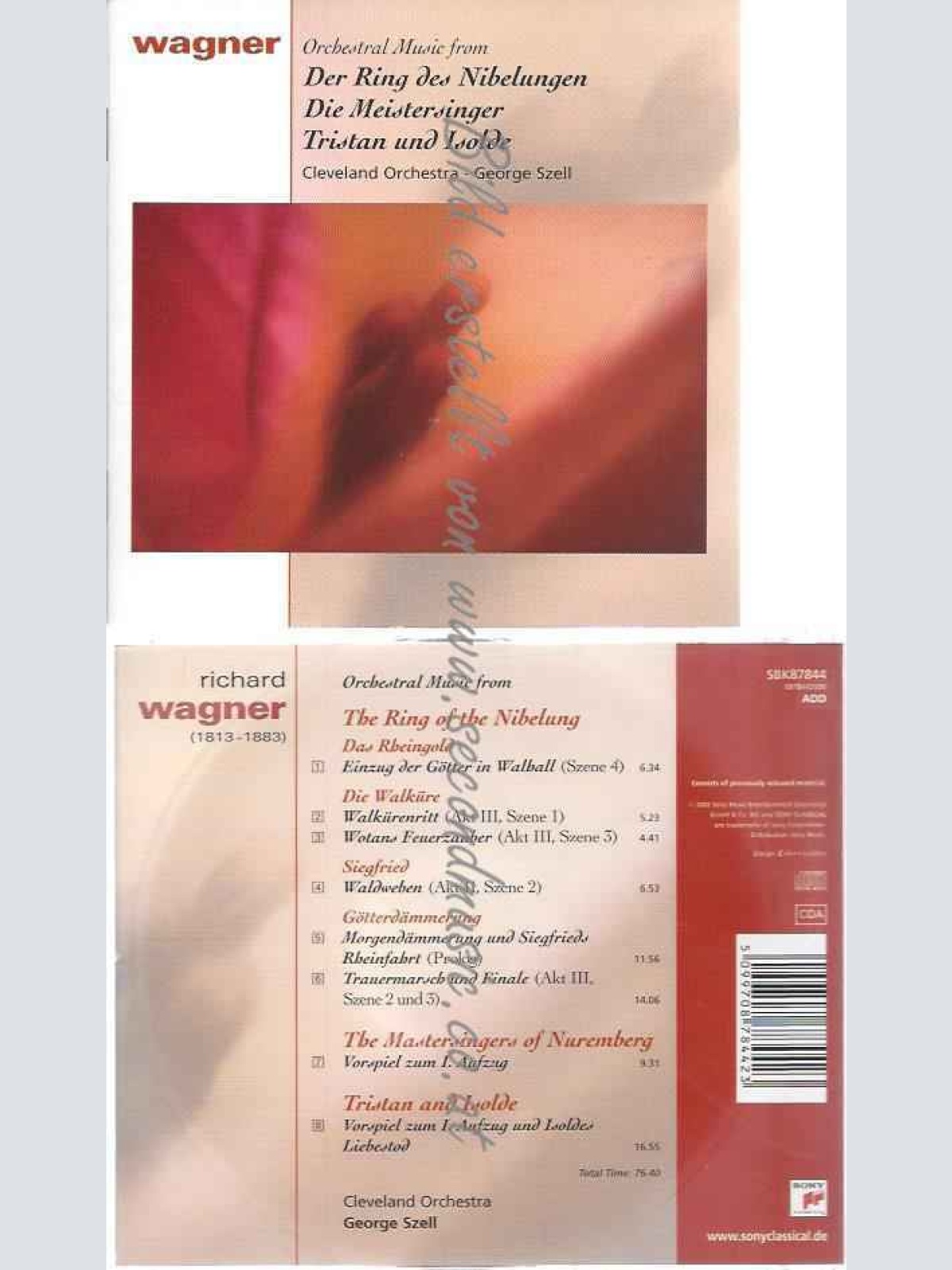 CD--GEORGE SZELL--ORCHESTRAL MUSIC FROM THE RING OF THE NIBELUNGEN