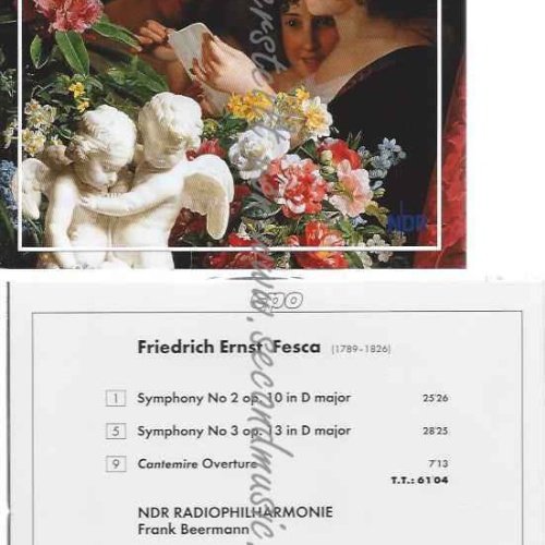 CD--FRIEDRICH ERNST FESCA, -SYMPHONIES NO 2 OP. 10, NO 3 OP. 13
