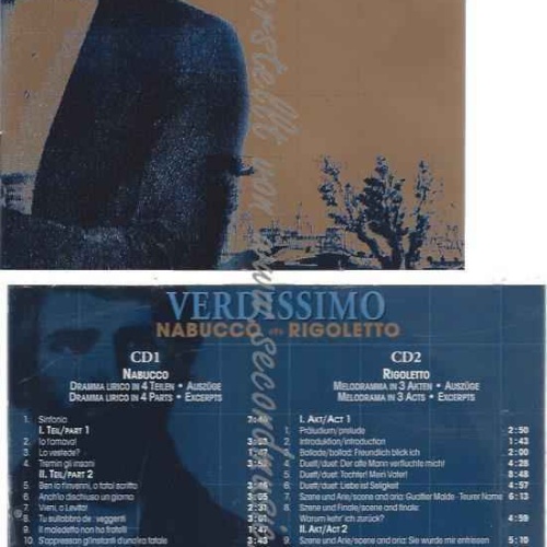 CD--ORCHESTRA E CORO DEL TEATRO   ERDISSIMO NABUCCO