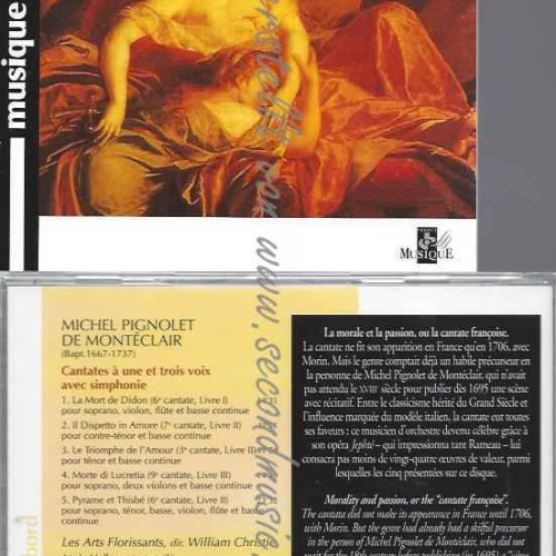 CD--MELLON · ZANETTI · LESNE · --MONTÉCLAIR - LA MORT DE DIDON ·