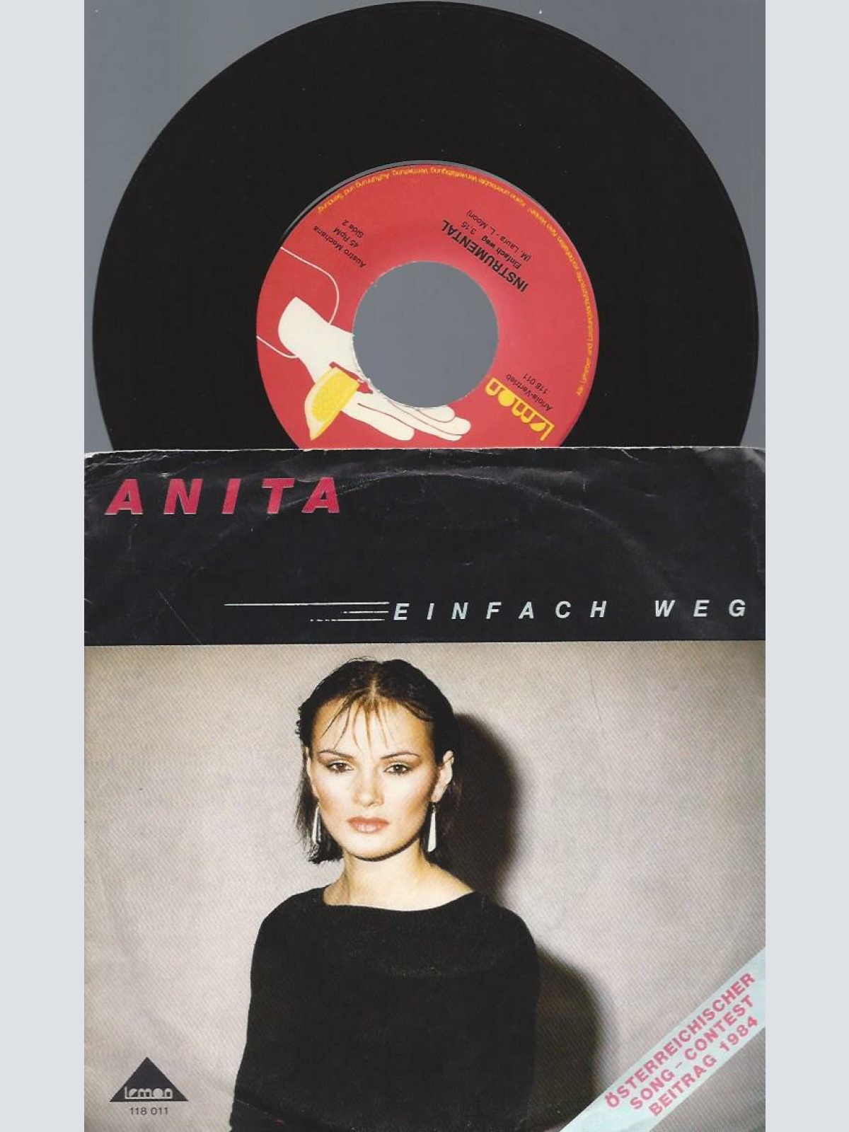7"    Anita  Einfach Weg / Lemon