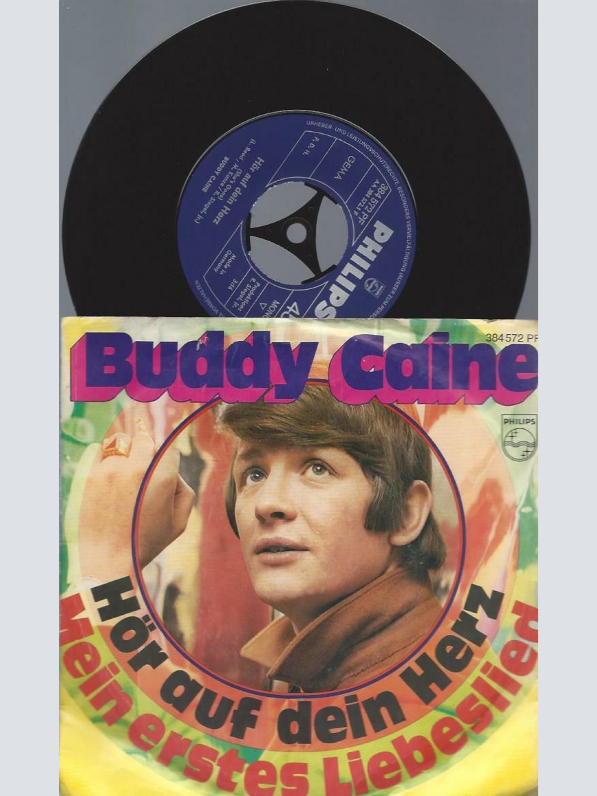 7"  Buddy Caine – Hör Auf Dein Herz