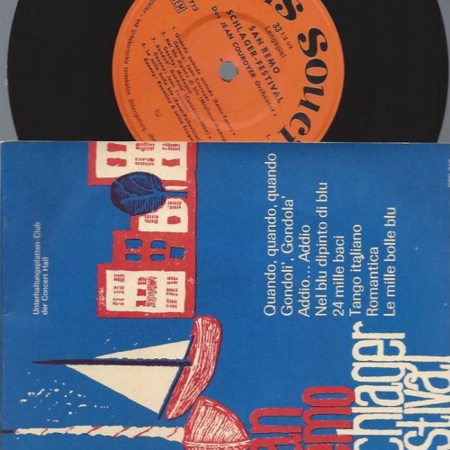 7" Orchester Jean Couroyer  San Remo Schlager Festival