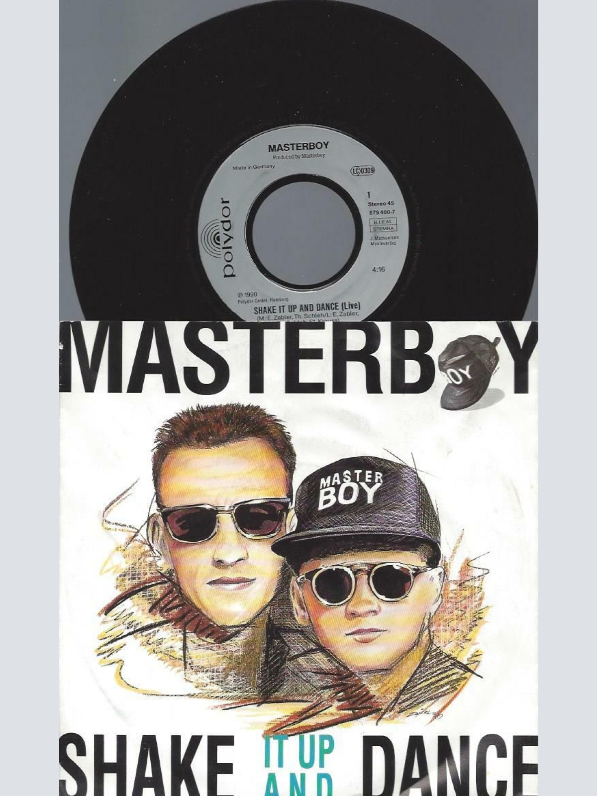 7"   Masterboy – Shake It Up And Dance