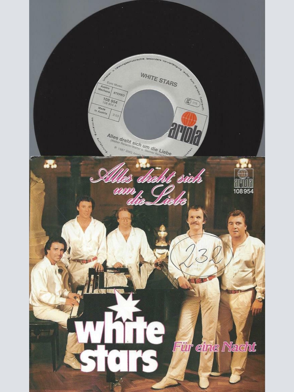 7"  White Stars //  Alles dreht sich um Liebe