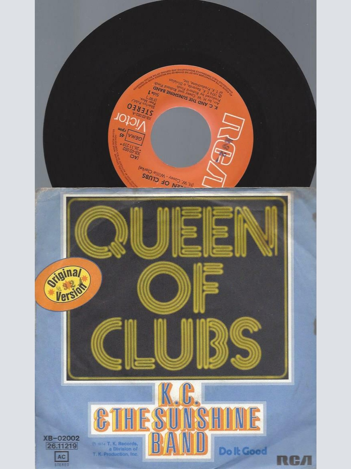 7"   K.C. & The Sunshine Band – Queen Of Clubs