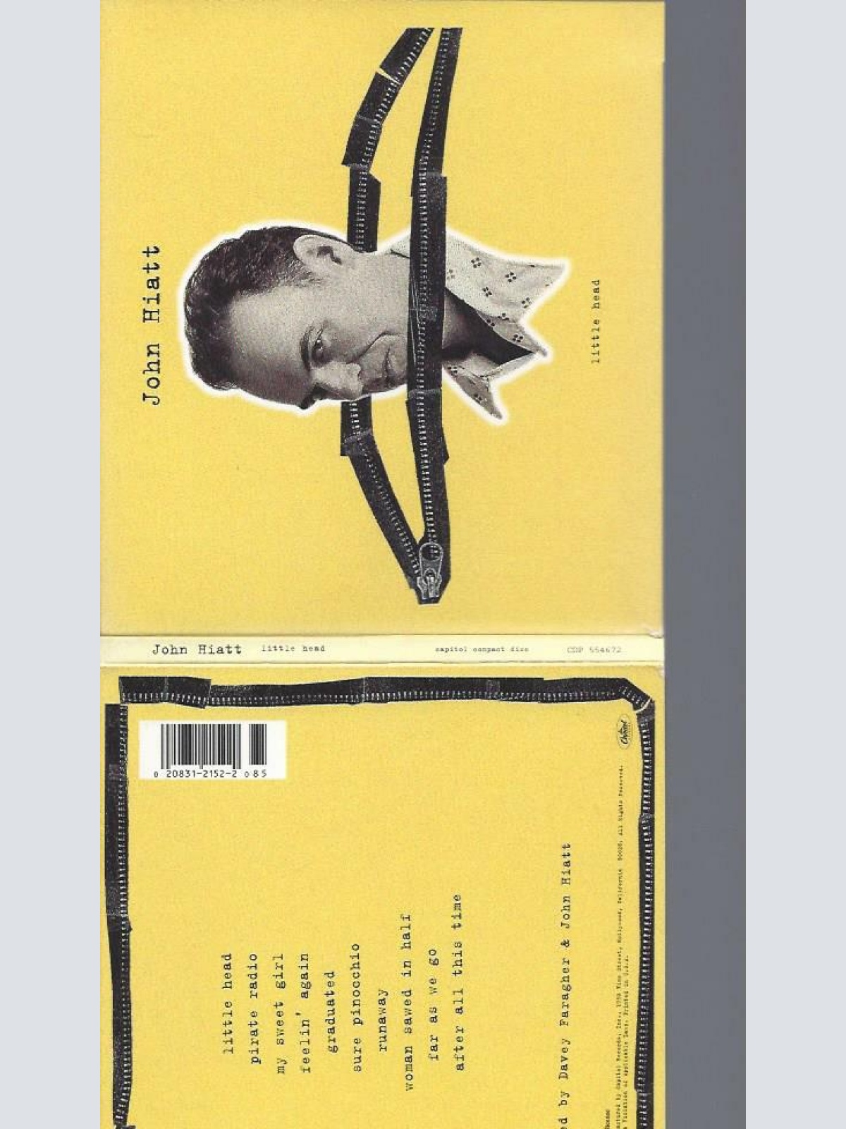 CD-  John Hiatt  Little Head