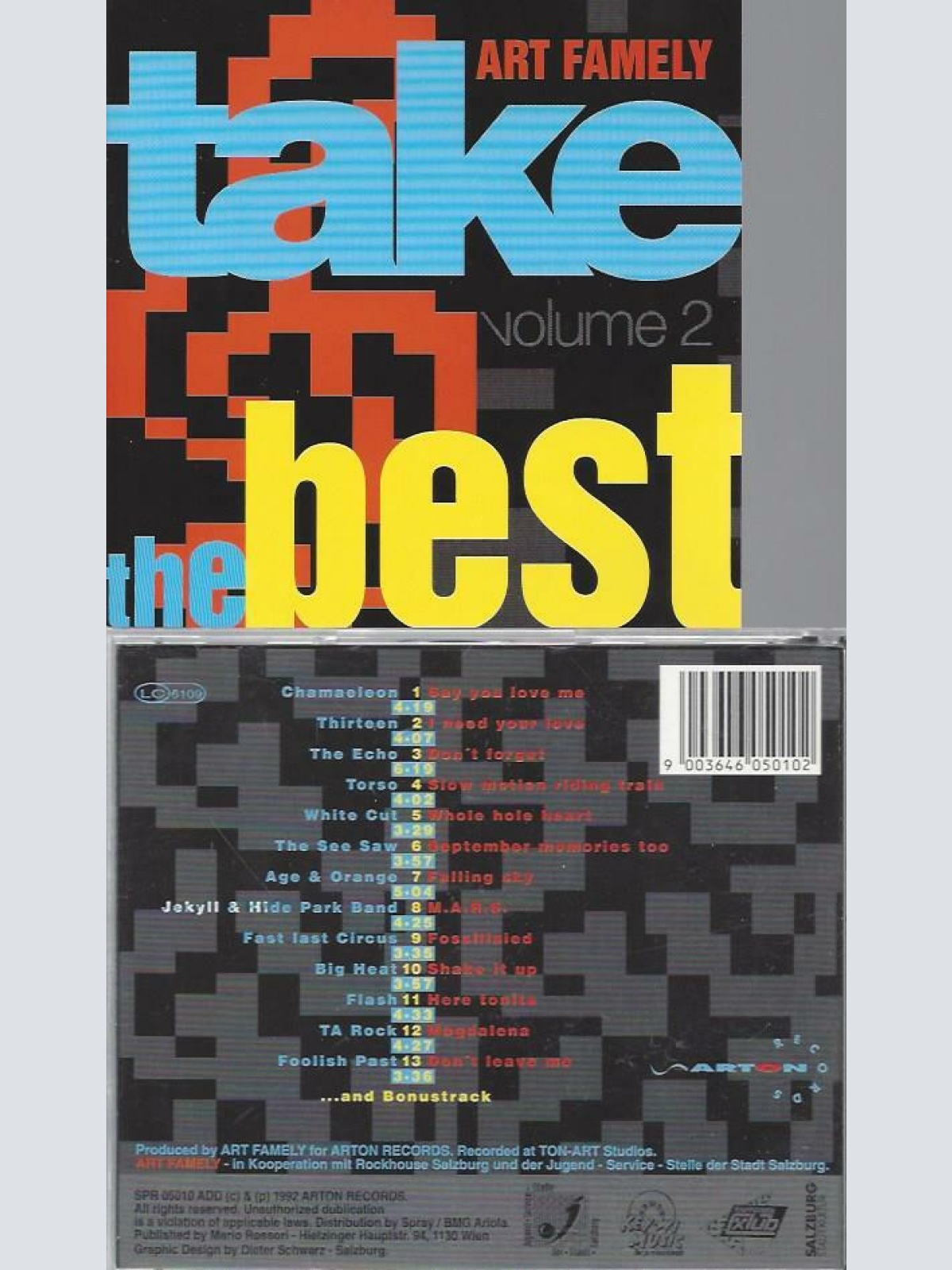 CD--Art Famely //  take the best  / Volume 2
