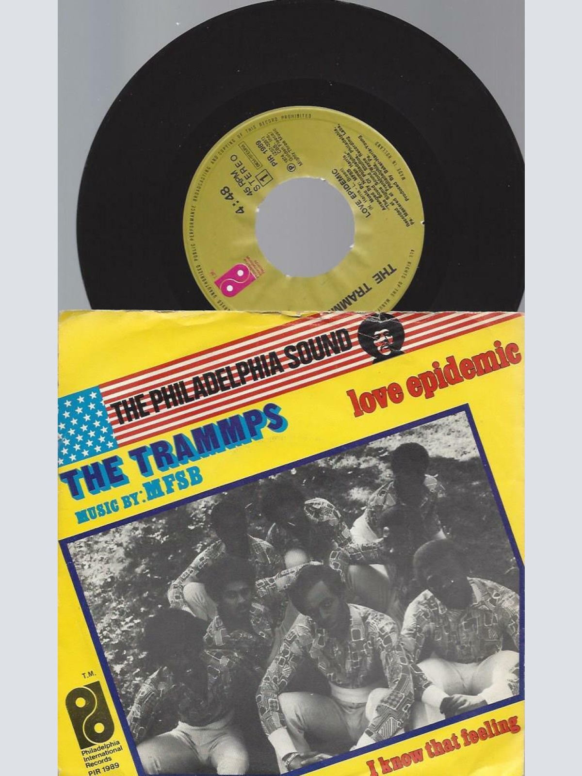 7"   The Trammps    Love Epidemic