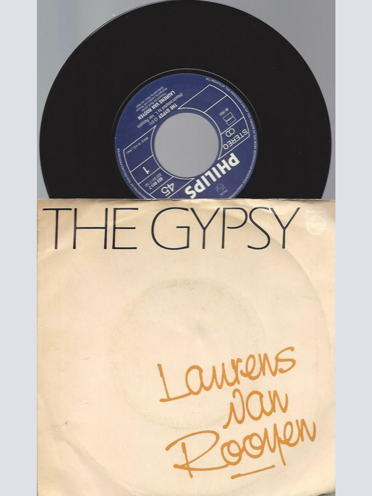 7"  Laurens van Rooyen  The Gypsy