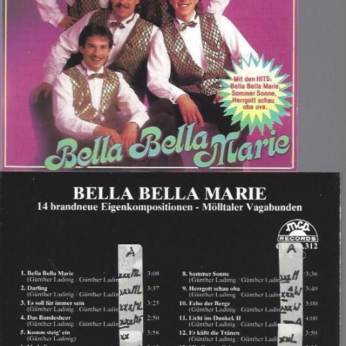 CD-- Orig Mölltaler Vagabunden  Bella Bella Marie
