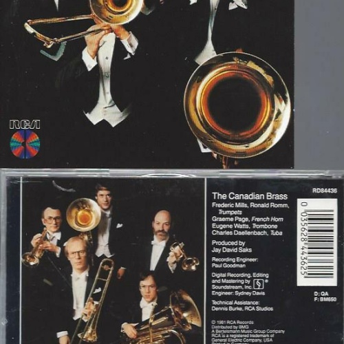 CD--The Village Band A Nostalgic Reflection by the Canadian Brass