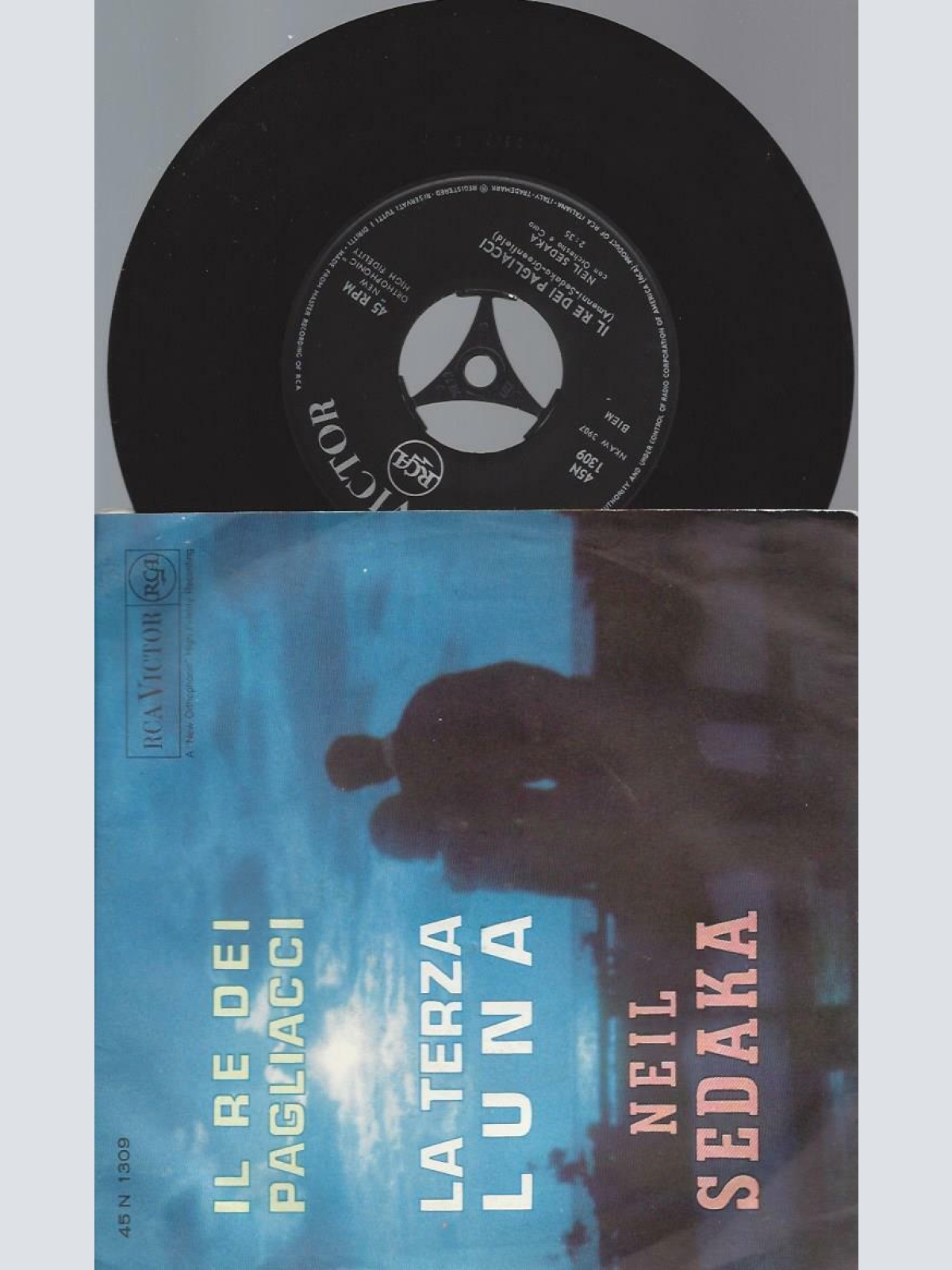 7"    Neil Sedaka  Il Re Dei Pagliacci