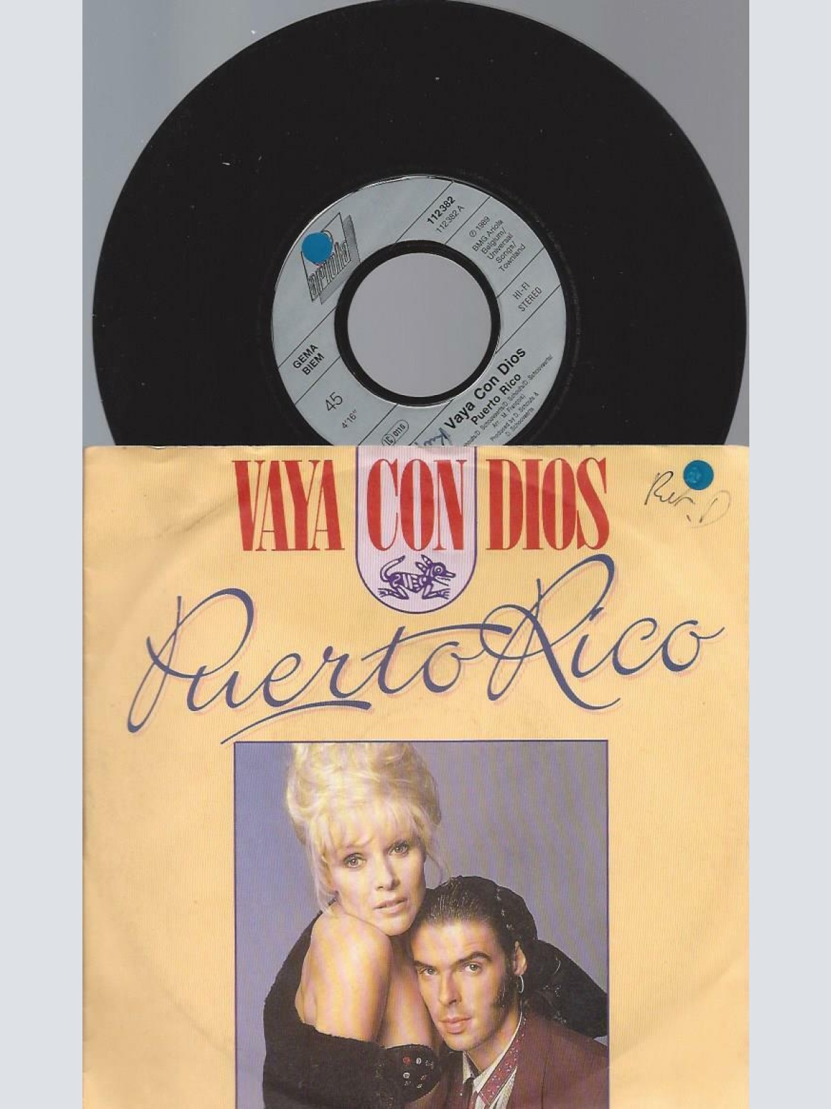 7"   Vaya Con Dios – Puerto Rico