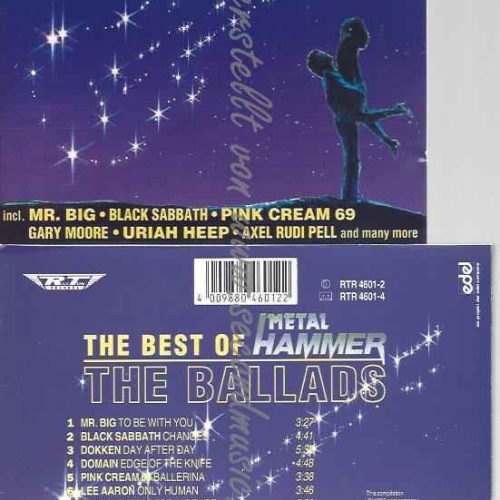 CD--VARIOUS | --THE BEST OF METAL HAMMER: THE BALLADS