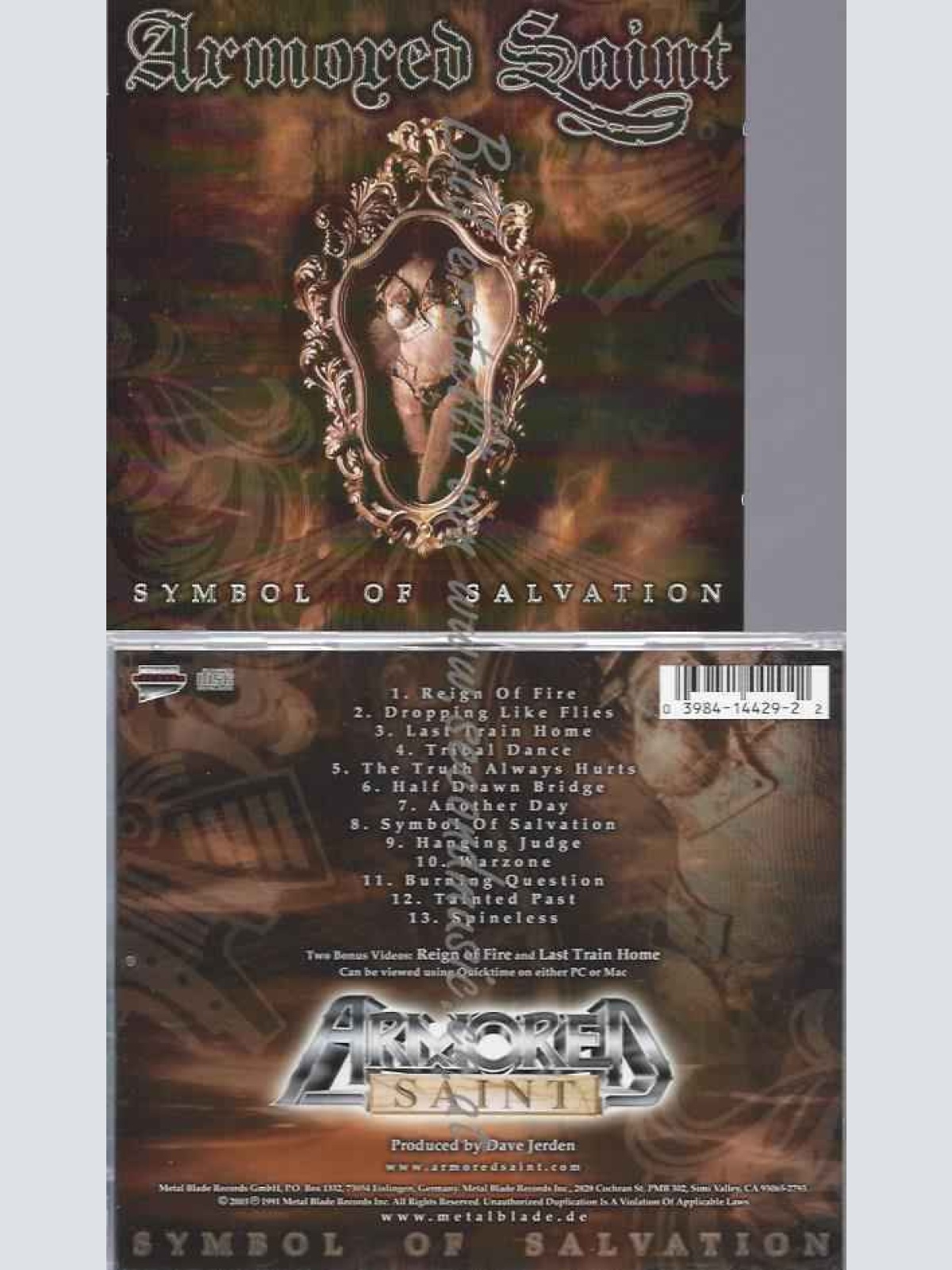 CD--  ARMORED SAINT | --SYMBOL OF SALVATION