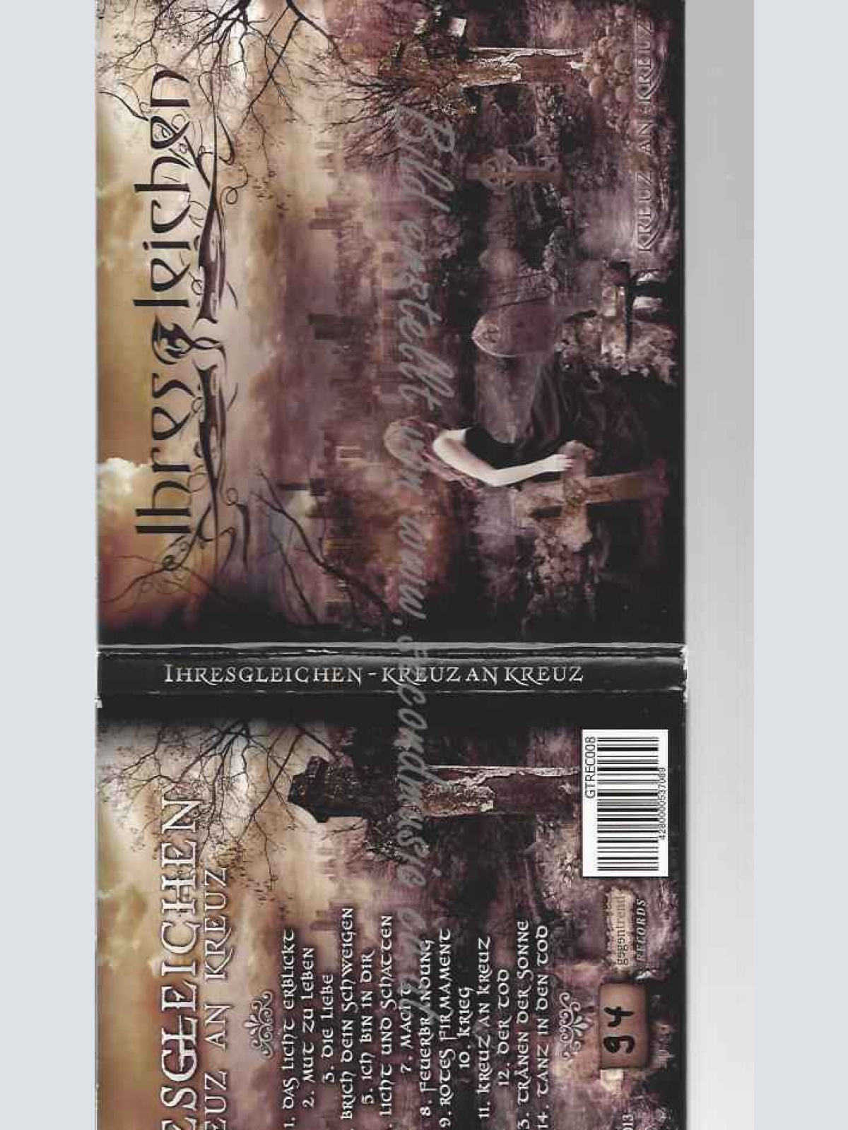 CD--IHRESGLEICHEN | --KREUZ AN KREUZ-DIGIPACK