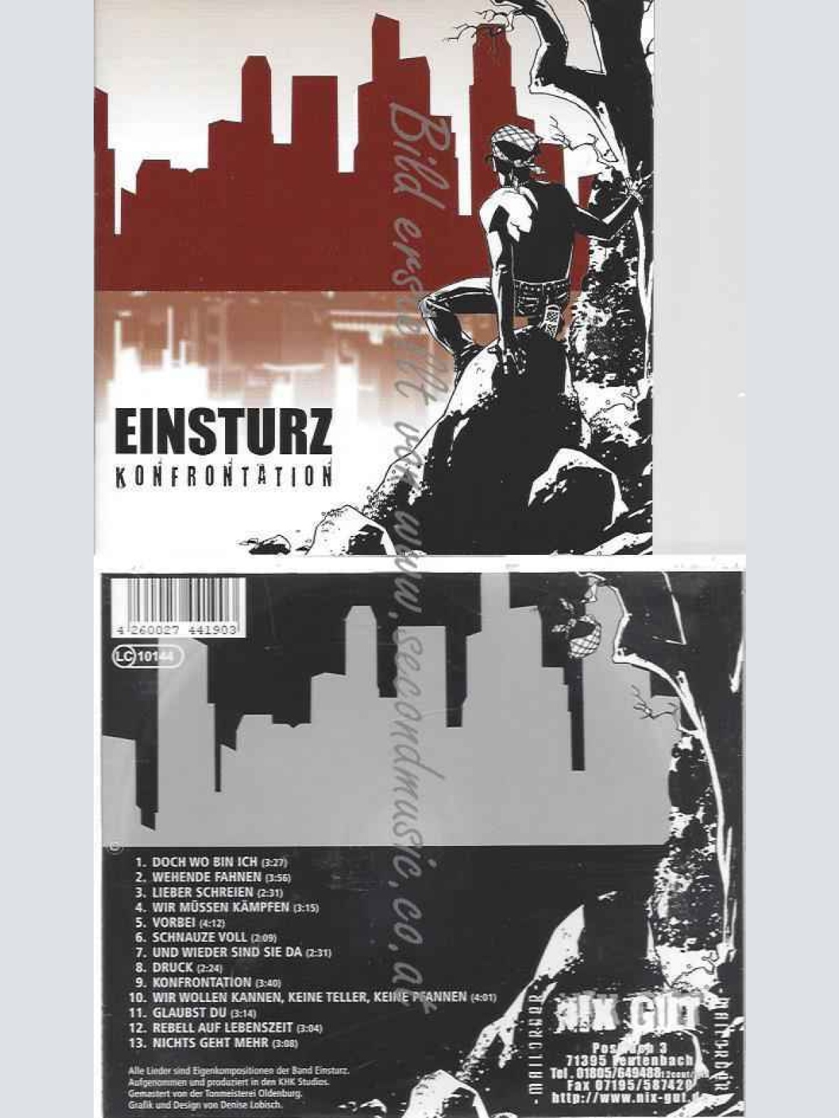 CD--EINSTURZ--KONFRONTATION
