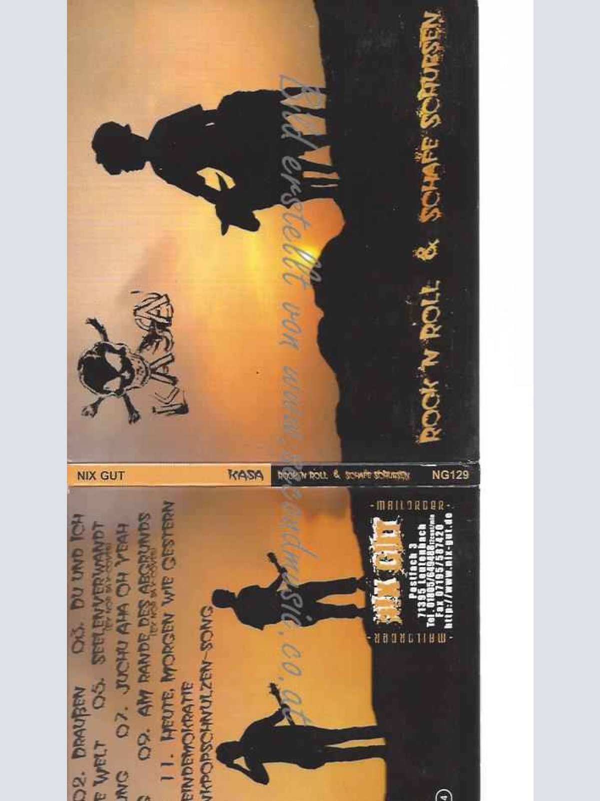 CD--KASA | --ROCK'N'ROLL & SCHAFE SCHUBSEN