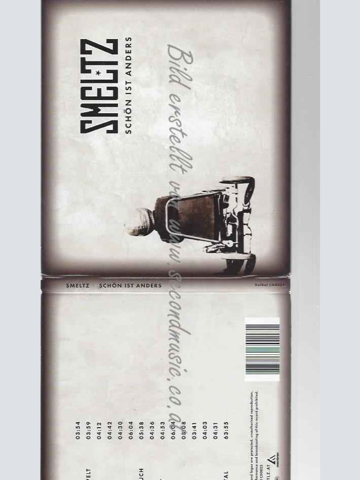 CD--SMELTZ | --SCHÖN IST ANDERS
