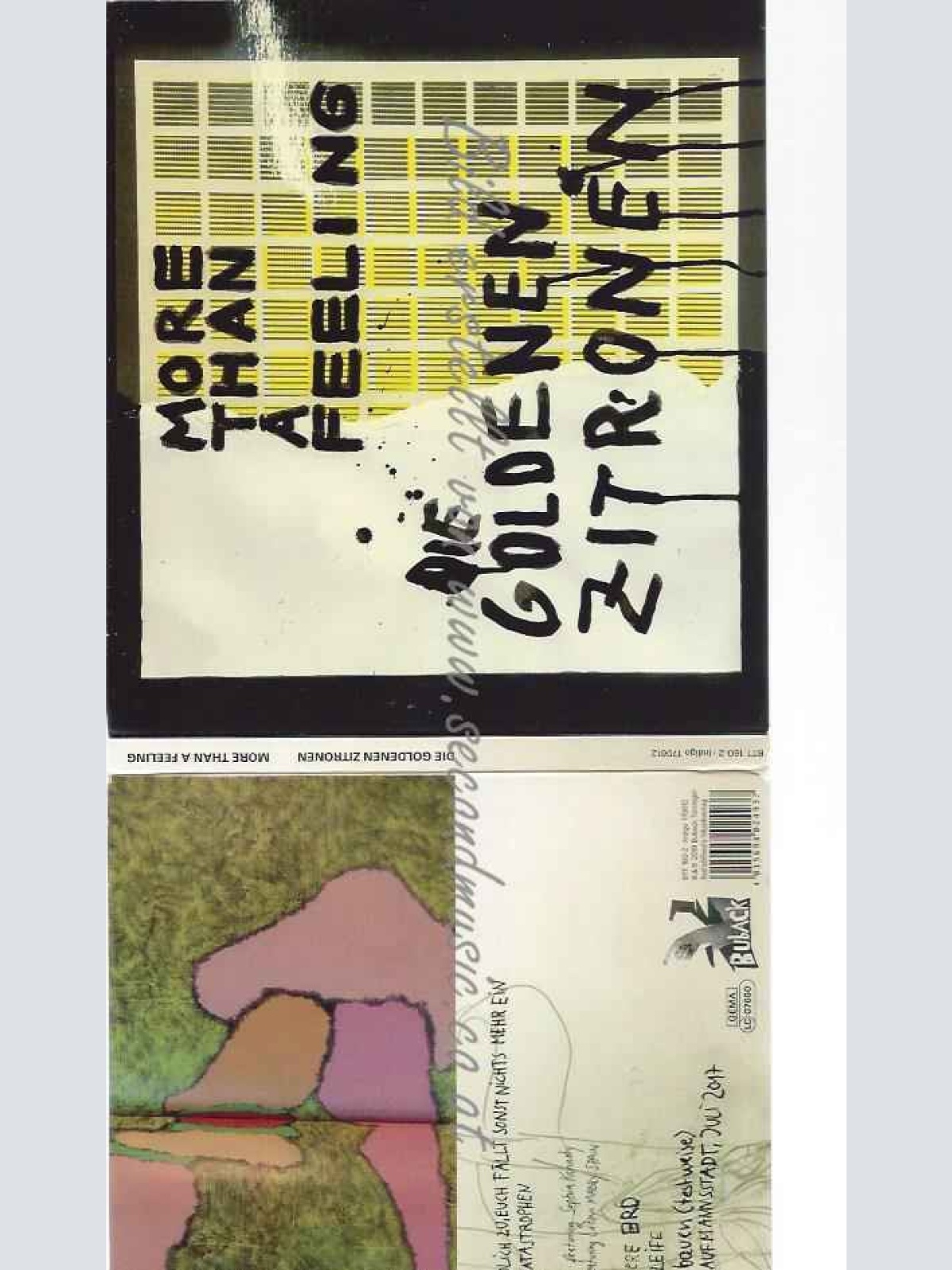 CD--DIE GOLDENEN ZITRONEN | --MORE THAN A FEELING