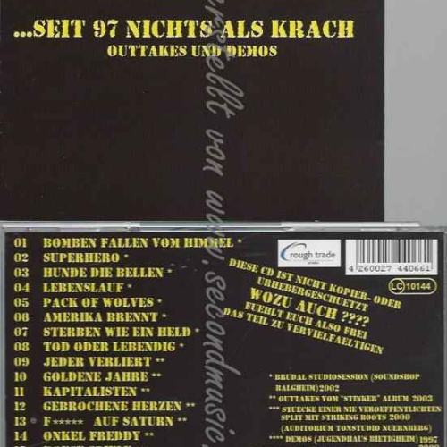 CD--EXNÖRSÄX--OUTTAKES + DEMOS