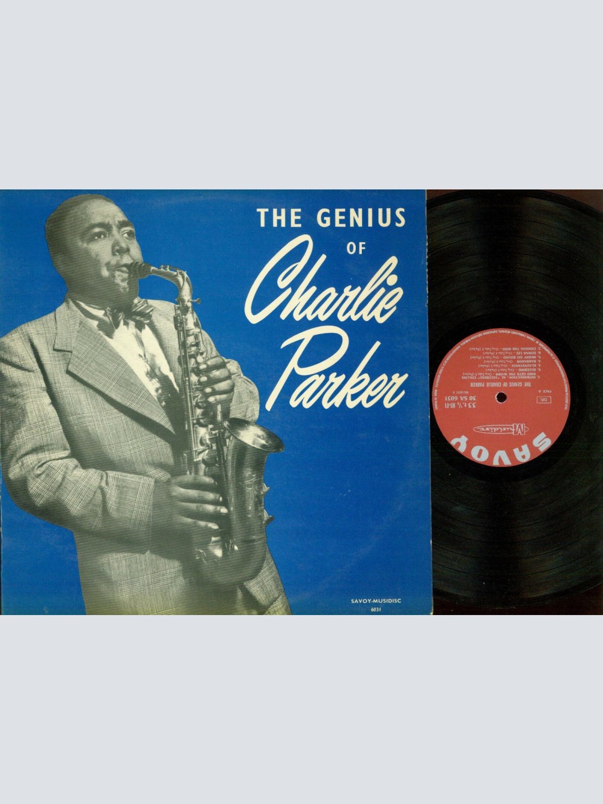 LP--Charlie Parker – The Genius Of Charlie Parker
