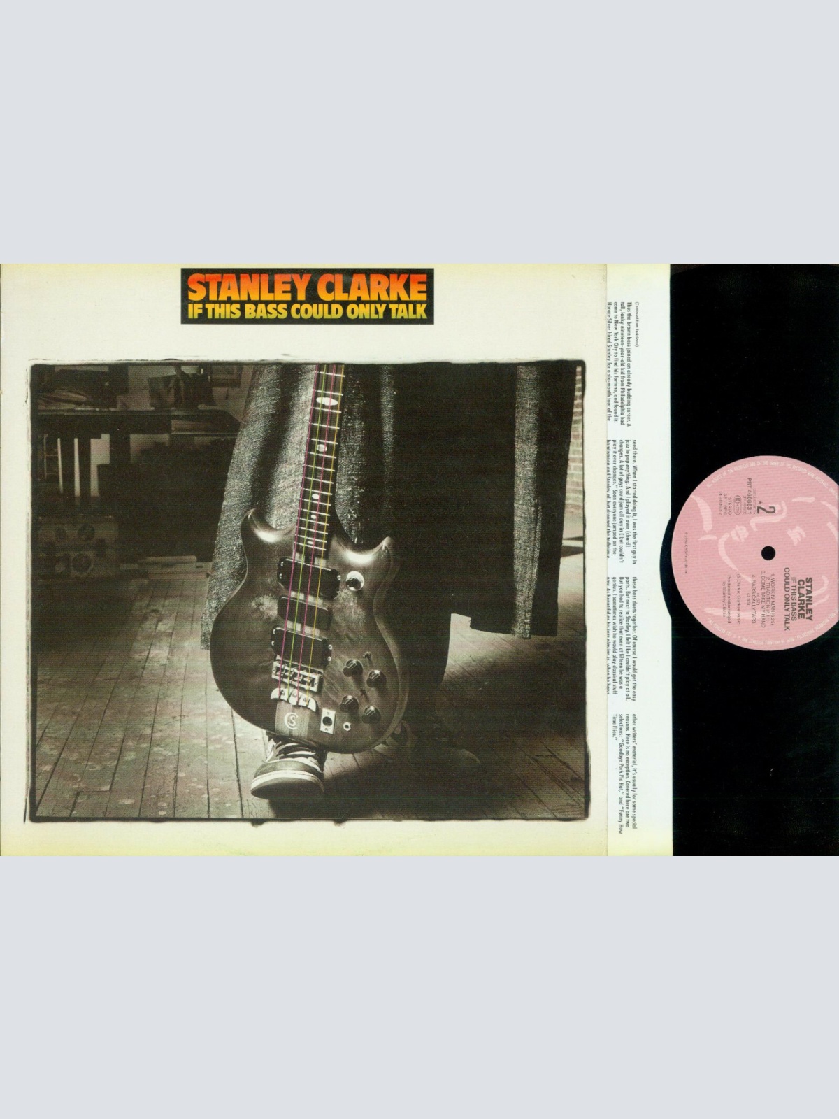LP--Stanley Clarke – If This Bass Could Only Talk // OIS