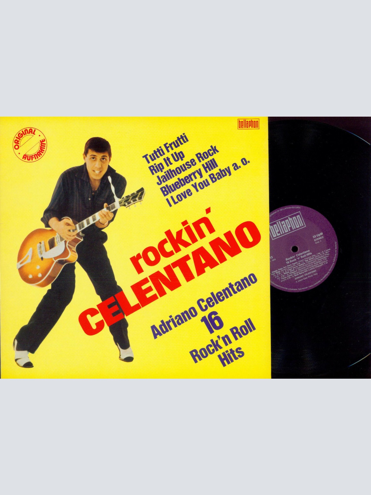 LP--Adriano Celentano – Rockin' Celentano