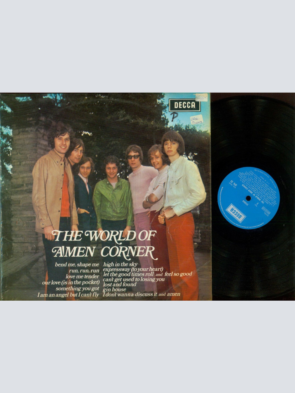 LP--Amen Corner – The World Of Amen Corner // UK //SPA33