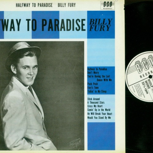 LP--Billy Fury – Halfway To Paradise // BGOLP19