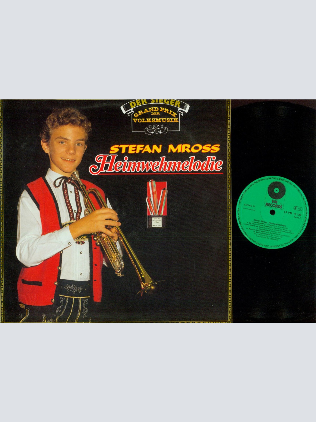 LP-- Stefan Mross – Heimwehmelodie / Diffrent Cover / VM 16129