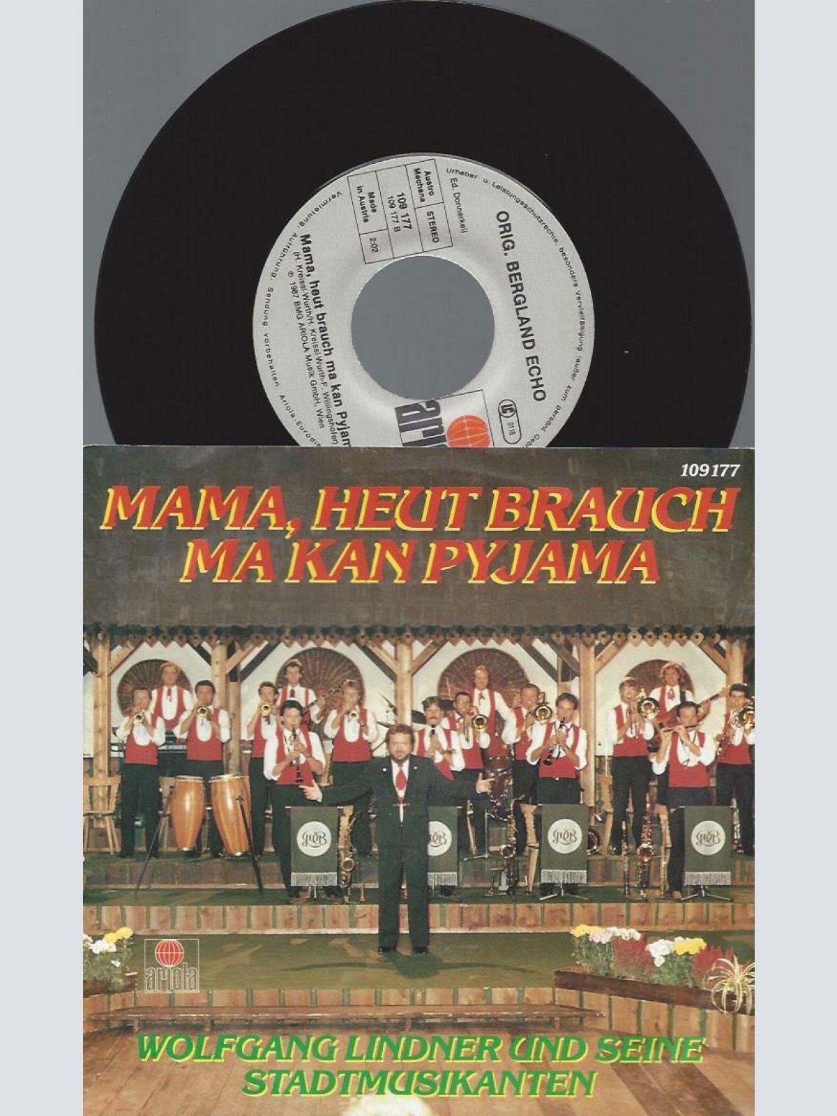 7" Wolfgang Lindner Band //  Mama heut brauch ma kan Pyjama    // NM