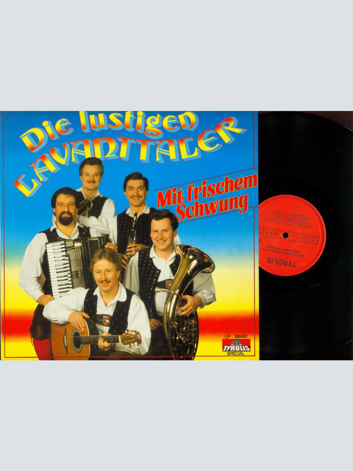 LP--Die Lustigen Lavanttaler – Mit Frischem Schwung    // NM